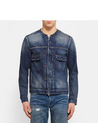 Nonnative Washed Denim Zip Up Jacket, $680 | MR PORTER | Lookastic