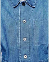 WÅVEN Waven Denim Jacket Kettle Workwear Bright Blue