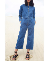 Apiece Apart Jardin Denim Jumpsuit