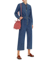 Apiece Apart Jardin Denim Jumpsuit