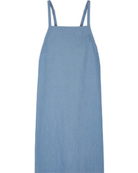 Blue Denim Midi Dress