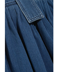 Chloé Denim Midi Dress Blue