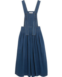 Chloé Denim Midi Dress Blue