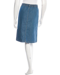 A.P.C. Denim Midi Skirt