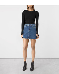 AllSaints Ace Denim Mini Skirt