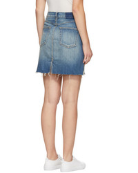 Amo Blue Denim Gemma Miniskirt