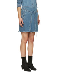 Chloé Blue Denim Miniskirt