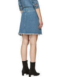 Chloé Blue Denim Miniskirt