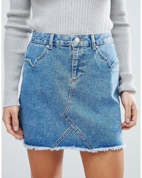 Miss Selfridge Petite Mini Denim Skirt