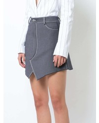 Dion Lee Stitch Denim Mini Skirt