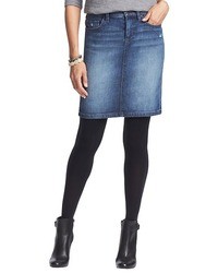 LOFT Tall Straight Five Pocket Denim Skirt In Alcove Blue Wash