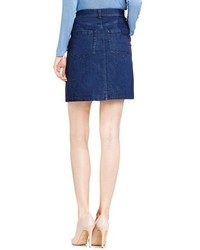 Two By Vince Camuto A Line Denim Miniskirt
