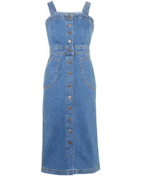 Blue Denim Overall Dress