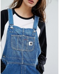 Carhartt Wip Charlotte Overall Dress With Raw Hem