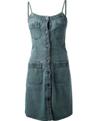 Chanel Vintage Denim Pinafore Dress, $1,060, farfetch.com