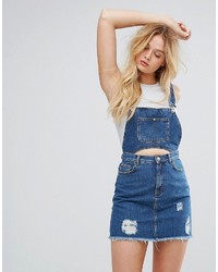 Pull&Bear Cut Out Overall Dress