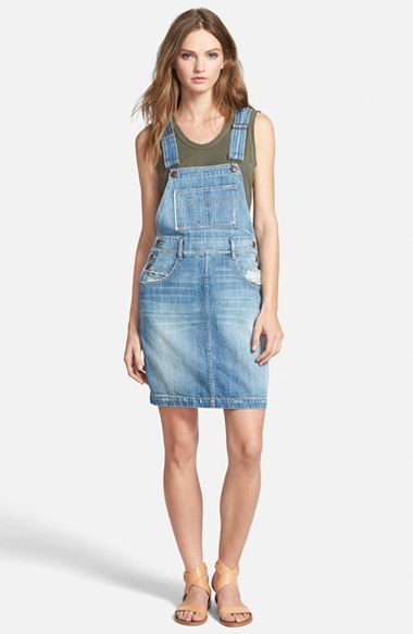 jeans dress overall