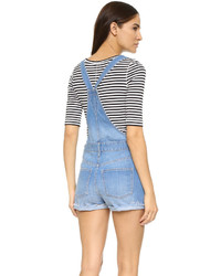 Madewell Short Overalls With Patch Pocket