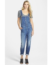 7 For All Mankind Button Front Overalls