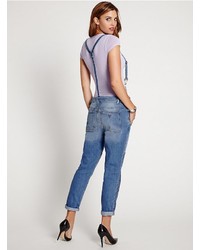 GUESS Denim Lace Overalls In Scotch Wash