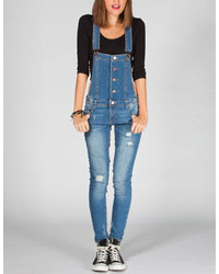 Tinseltown Destructed Overalls
