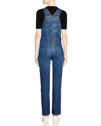 Frame Le High Cropped Overalls In Radnor