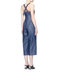 Tibi Neo Washed Cotton Twill Overalls