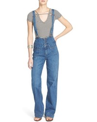 Free People Penrose Flare Overalls
