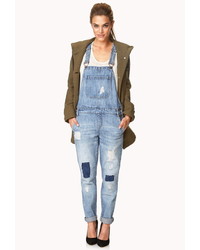 Forever 21 Prairie Patchwork Overalls