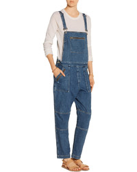 Sea Sold Out Washed Denim Overalls