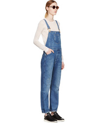Levi's Vintage Clothing Blue Bib And Brace Youth Wear Long Overalls