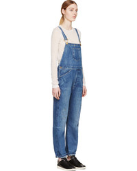 Levi's Vintage Clothing Blue Bib And Brace Youth Wear Long Overalls, $385 |  SSENSE | Lookastic