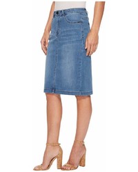 Fdj French Dressing Jeans Coolmax Denim Pencil Shirt Skirt