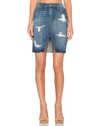 Joe's Jeans Kumi Collectors Edition Cut Off Slit Pencil Skirt