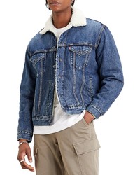 Levi's Fleece Denim Vintage Fit Trucker Jacket