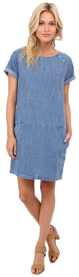 short sleeve jean dress