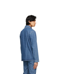 A.P.C. Blue Denim Kerlouan Jacket