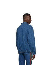 Gucci Blue Denim Stone Wash Jacket