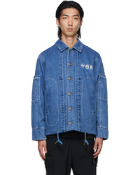 Li-Ning Blue Denim Washed Jacket
