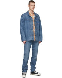 Levi's Made & Crafted Blue Tailored Trucker Denim Jacket
