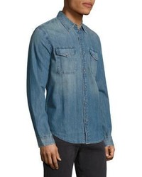 AG Jeans Ag Benning Denim Regular Fit Shirt