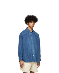 Kuro Blue Denim Big Shirt