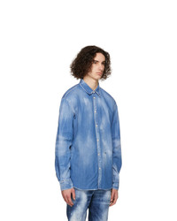DSQUARED2 Blue Denim Relaxed Dan Shirt