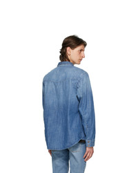 Nudie Jeans Blue Denim Shirt
