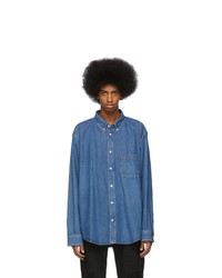Balenciaga Blue Denim Shirt