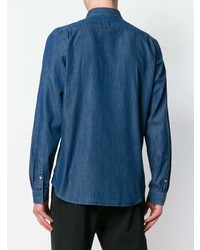 Ps By Paul Smith Denim Collared Shirt