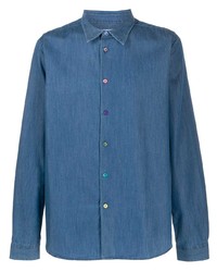 PS Paul Smith Denim Tailored Fit Shirt