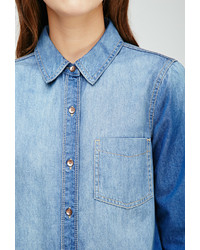 Forever 21 Faded Chambray Shirt