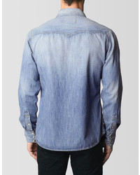 True Religion Jake Originals Western Denim Shirt, $178