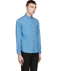 Paul Smith Jeans Blue Tailored Denim Shirt